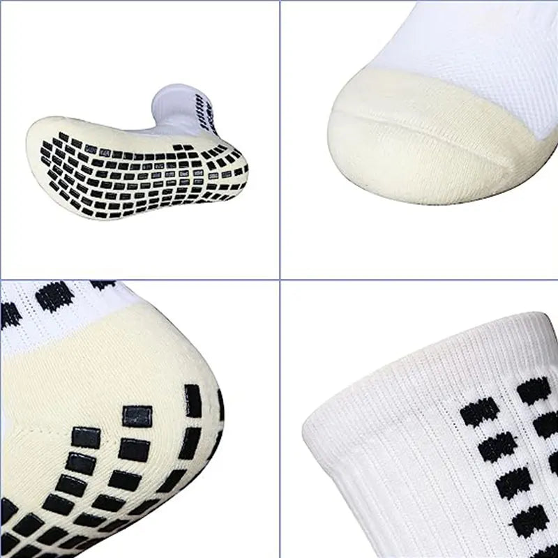 Men’s Grip Soccer Socks and Knee Pads