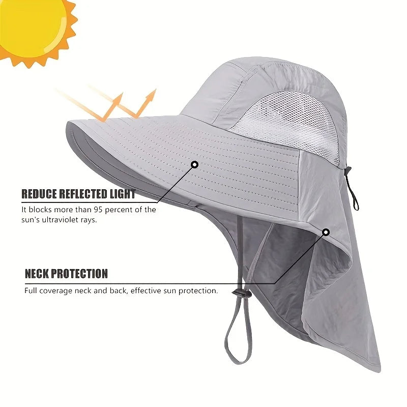 Men's Wide-Brimmed Sun Hat