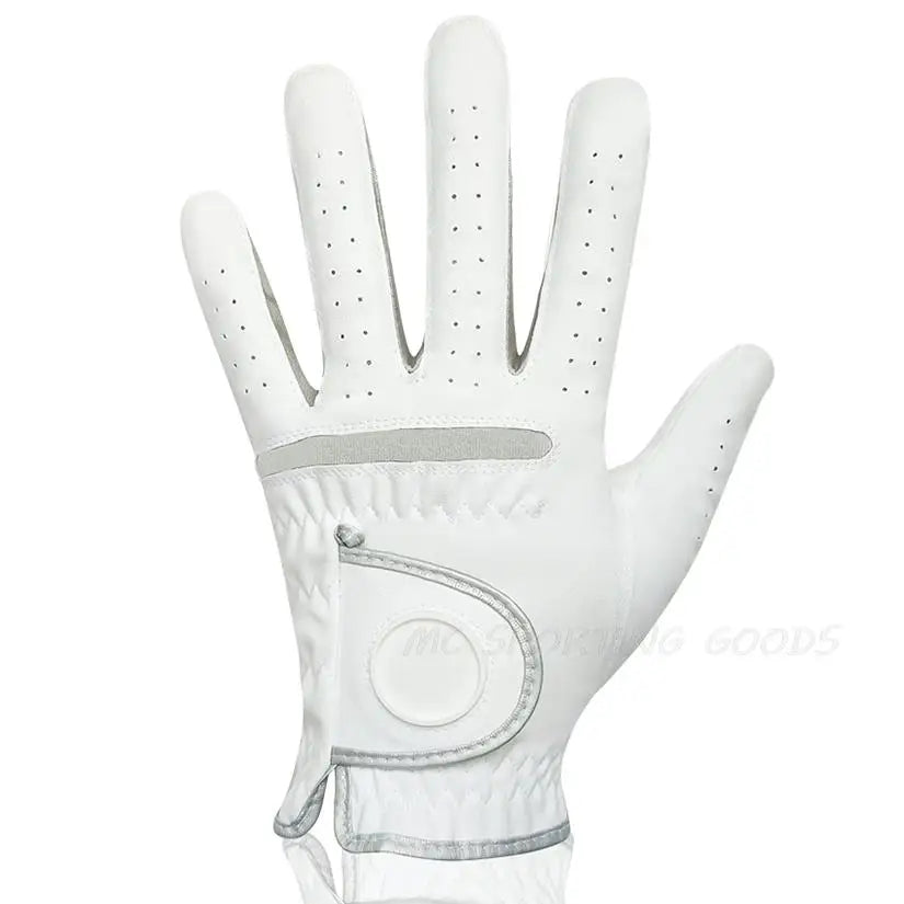 Golf Glove with Magnetic Marker