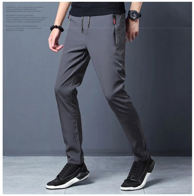 2024 Men's Running Pants Quick-Dry Thin Casual Trousers