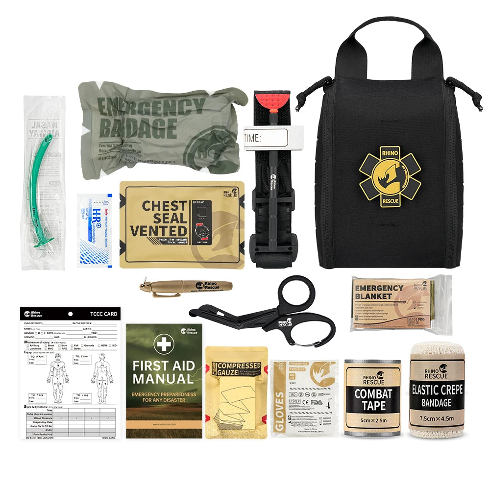 RHINO RESCUE EDC IFAK Survival Trauma Kit