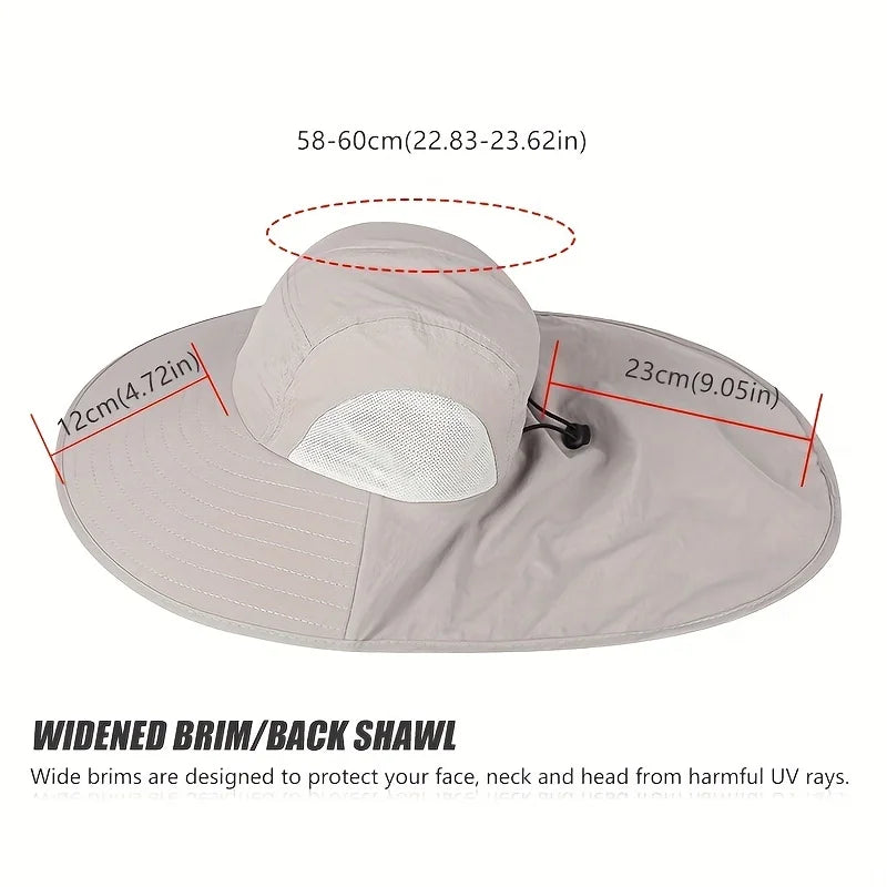 Men's Wide-Brimmed Sun Hat