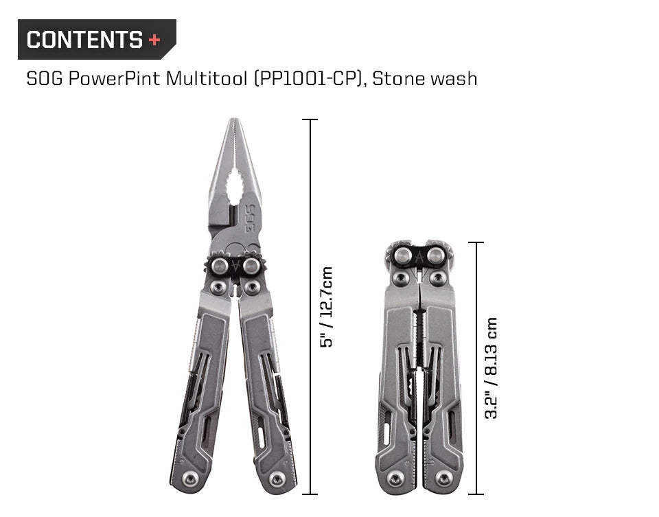 SOG 18-in-1 PowerPint Multi-Tool Pliers