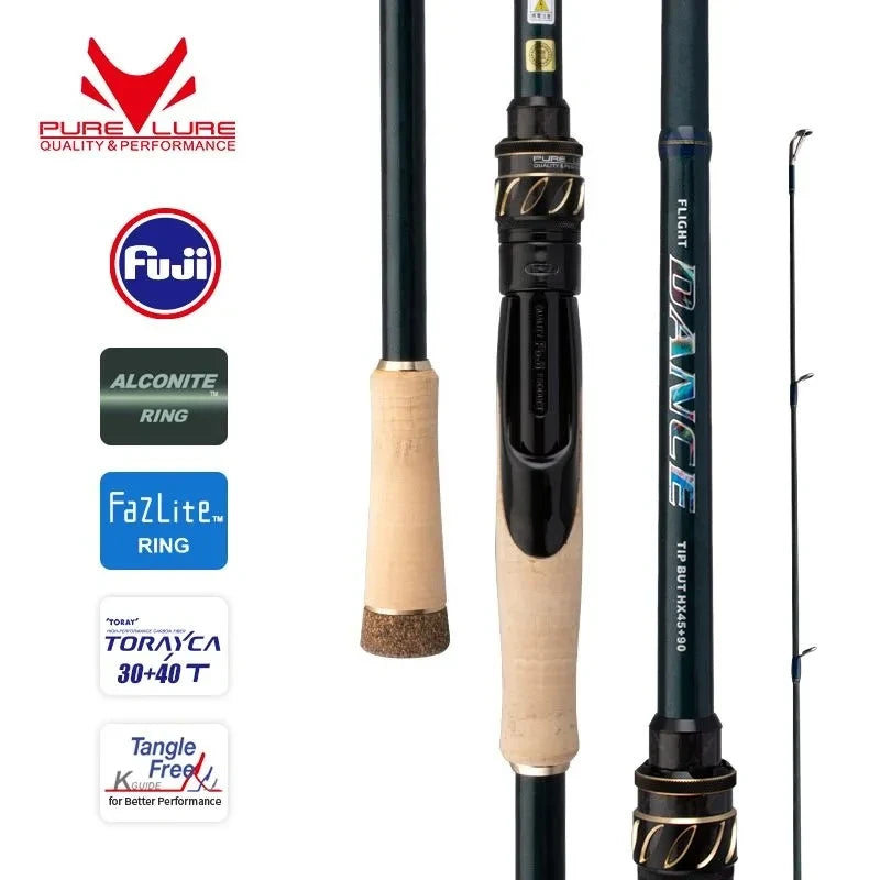 PURELURE DANCE S822H ML-H Spinning Rod with Reel