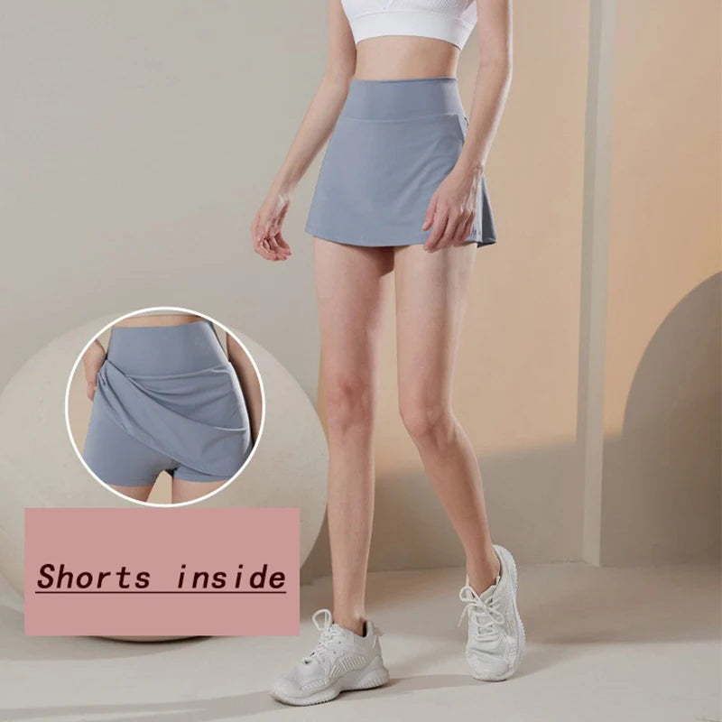 Waist Sports Short Skirt